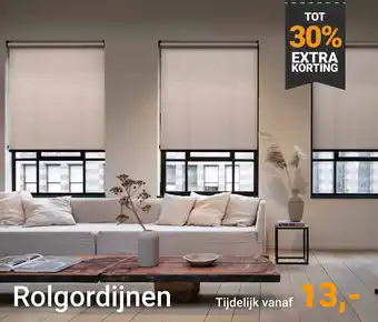 Raamdecoratie.com Rolgordijnen aanbieding