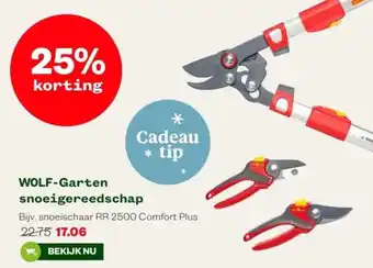 Welkoop WOLF-Garten snoeigereedschap aanbieding