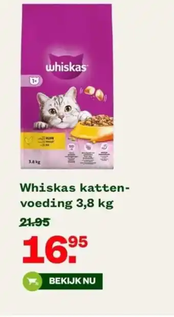 Welkoop Whiskas kattenvoeding 3,8 kg aanbieding