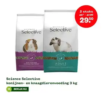 Welkoop Science Selective konijnen- en knaagdierenvoeding 3 kg aanbieding