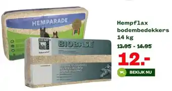 Welkoop Hempflax bodembedekkers 14 kg aanbieding