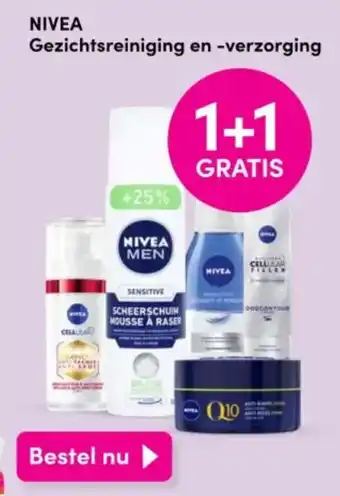 DA NIVEA Gezichtsreiniging en -verzorging aanbieding