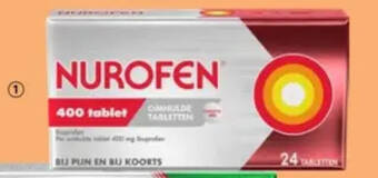 DA Nurofen Ibuprofen 400 mg 24 tabletten aanbieding