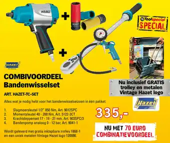 Toolspecial Hazet Bandenwisselset | HAZET-TC-SET aanbieding