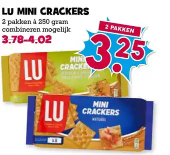 Boon`s Markt Lu mini crackers aanbieding