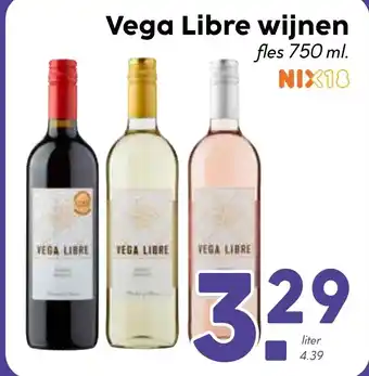 MCD Supermarkt Vega libre wijnen aanbieding