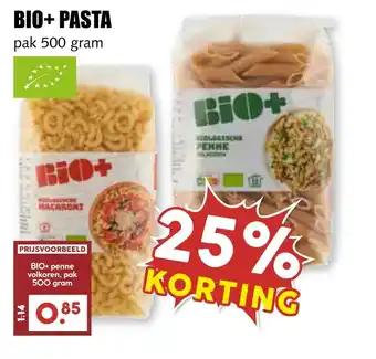 MCD Supermarkt Bio+ pasta aanbieding