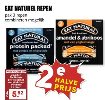 MCD Supermarkt Eat naturel repen aanbieding