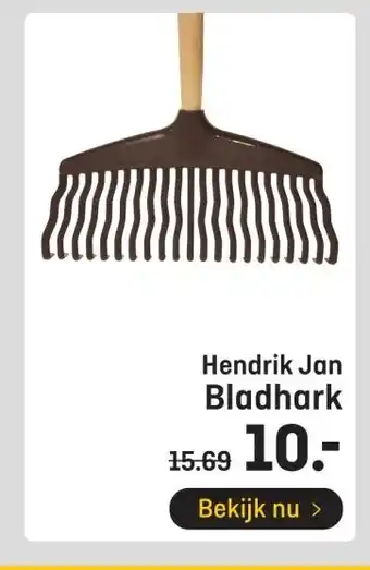 Hubo Hendrik Jan Bladhark aanbieding