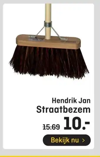 Hubo Hendrik Jan Straatbezem aanbieding