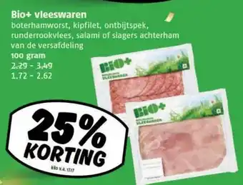 Poiesz Bio+ vleeswaren aanbieding