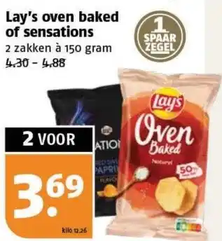 Poiesz Lay's oven baked of sensations aanbieding