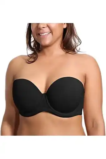 Amazon Delimira dames onderdraad contour multiway volledige dekking strapless bh plus size aanbieding
