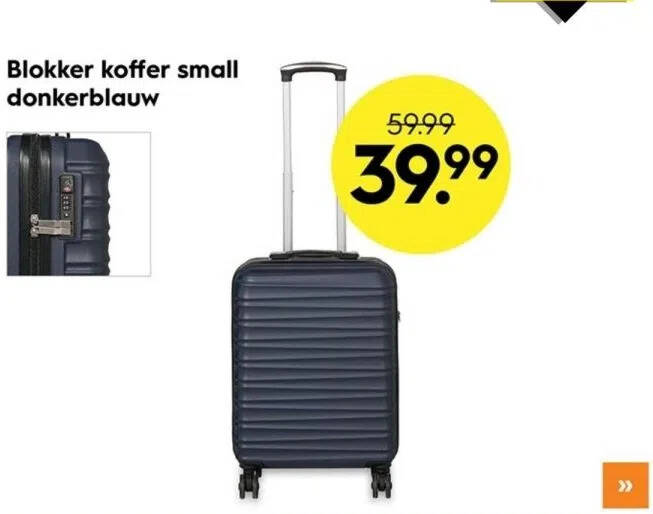 koffer bij blokker
