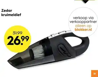 Blokker Zedar kruimeldief aanbieding