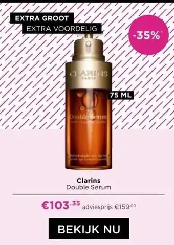 ICI Paris XL Clarins double serum aanbieding