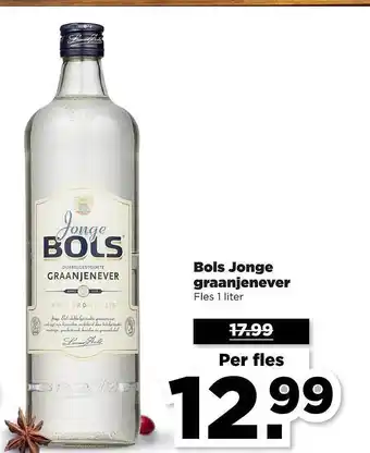 PLUS Bols Jonge graanjenever 1l aanbieding