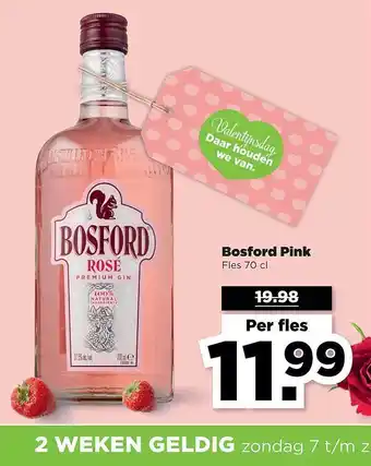 PLUS Bosford Pink 70 cl aanbieding