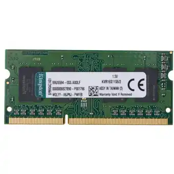 Conrad Kingston valueram werkgeheugenmodule voor laptop ddr3 2 gb 1 x 2 gb 1600 mhz 204-pins so-dimm cl11 kvr16s11s6/2 aanbieding