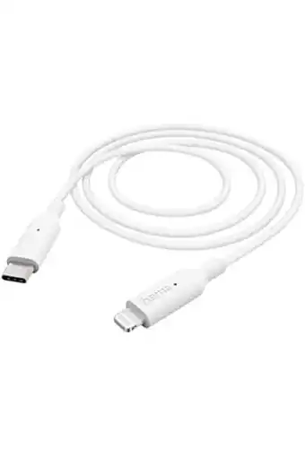 Amazon Hama iphone lightning usb-c kabel (oplaadkabel/gegevensoverdracht/data, usb-c stekker naar lightning, 1 m, mfi-gecertificeerd aanbieding