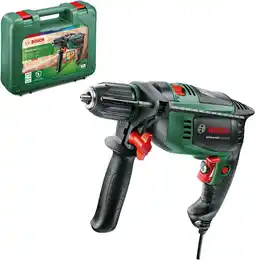 Amazon Bosch home and garden universalimpact 800 klopboormachine (800 w, in koffer, zwart/groen) aanbieding