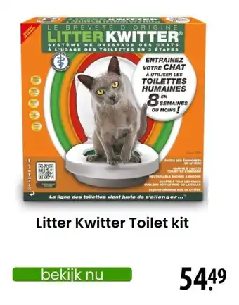 Zooplus Litter Kwitter Toilet kit aanbieding