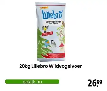 Zooplus 20kg Lillebro Wildvogelvoer aanbieding