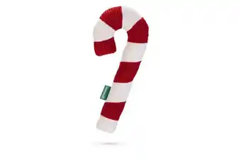 Welkoop Beeztees zuurstok kerst - hondenspeeltje - rood - 50 x 21 x 7 cm - 1 stuk aanbieding
