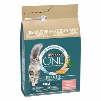 Welkoop Purina one adult - kattenvoer - zalm 3 kg aanbieding