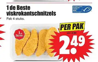 Dirk 1 de Beste viskrokantscnitzels aanbieding