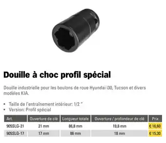 Toolspecial Douille a choc profil special | 905SLG-21 aanbieding