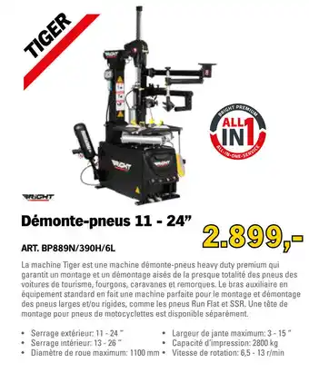 Toolspecial Bright Demonte-pneus 11-24" Tiger | BP889N/390H/6L aanbieding