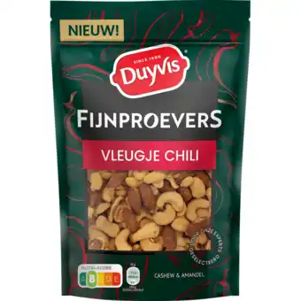 Jumbo Duyvis fijnproevers notenmix chili 140gr aanbieding