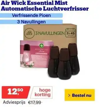 Bol.com Air wick essential mist automatische luchtverfrisser aanbieding