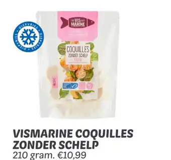 Dekamarkt VISMARINE COQUILLES ZONDER SCHELP 210g aanbieding