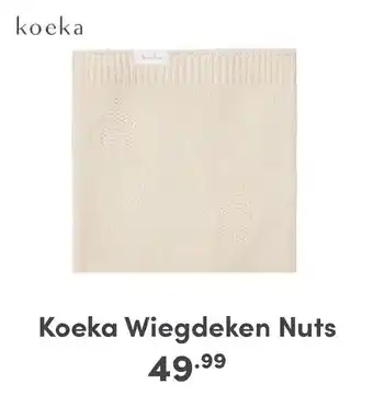 Baby & Tiener Koeka Wiegdeken Nuts aanbieding