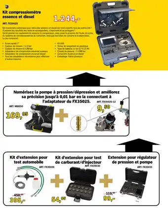 Toolspecial Fix Compressiometre essence et diesel | FX35025 aanbieding