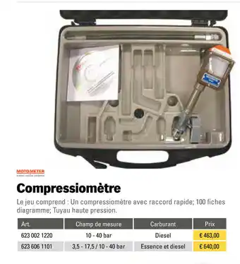 Toolspecial MotoMeter Compressiometre | 623 002 1220 aanbieding