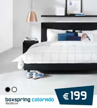 Beddenreus boxspring colorado 90x200 cm aanbieding