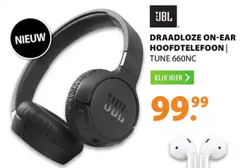 Expert JBL Draadloze On-Ear Hoofdtelefon | TUNE 660NC aanbieding