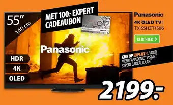 Expert Panasonic 4K OLED TV | TX-55HZT1506 aanbieding