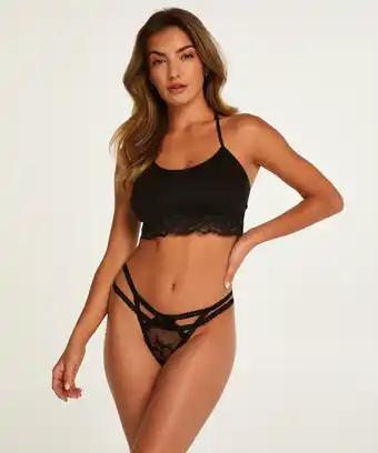 Hunkemoller Hunkemöller string irina zwart aanbieding