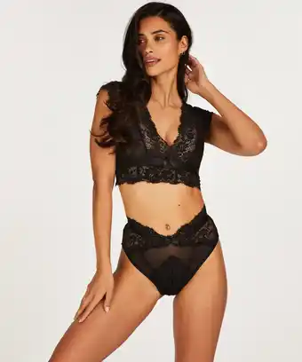 Hunkemoller Hunkemöller string catrin zwart aanbieding