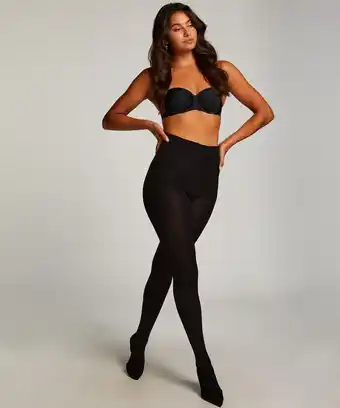 Hunkemoller Hunkemöller 100 denier panty cosy zwart aanbieding