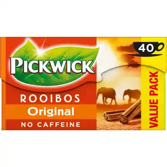 Dekamarkt Pickwick original rooibos thee voordeelpak aanbieding