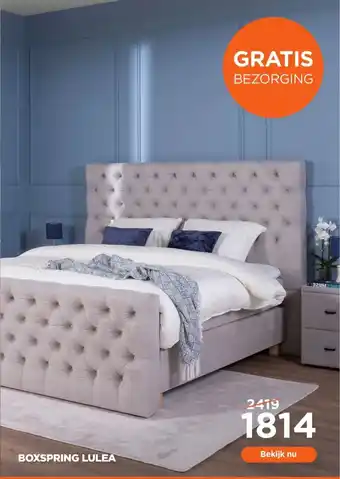TotaalBED Boxspring lulea aanbieding