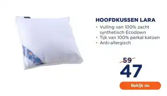 TotaalBED Hoofdkussen lara aanbieding