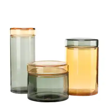 fonQ Polspotten caps & jars voorraadpotten - cognac aanbieding