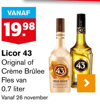 Hoogvliet Licor 43 aanbieding