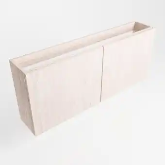 Sanitairwinkel.nl Mondiaz fowy fonteinonderkast - 90x22x50cm - 2 deuren - push to open - softclose - underlayment aanbieding